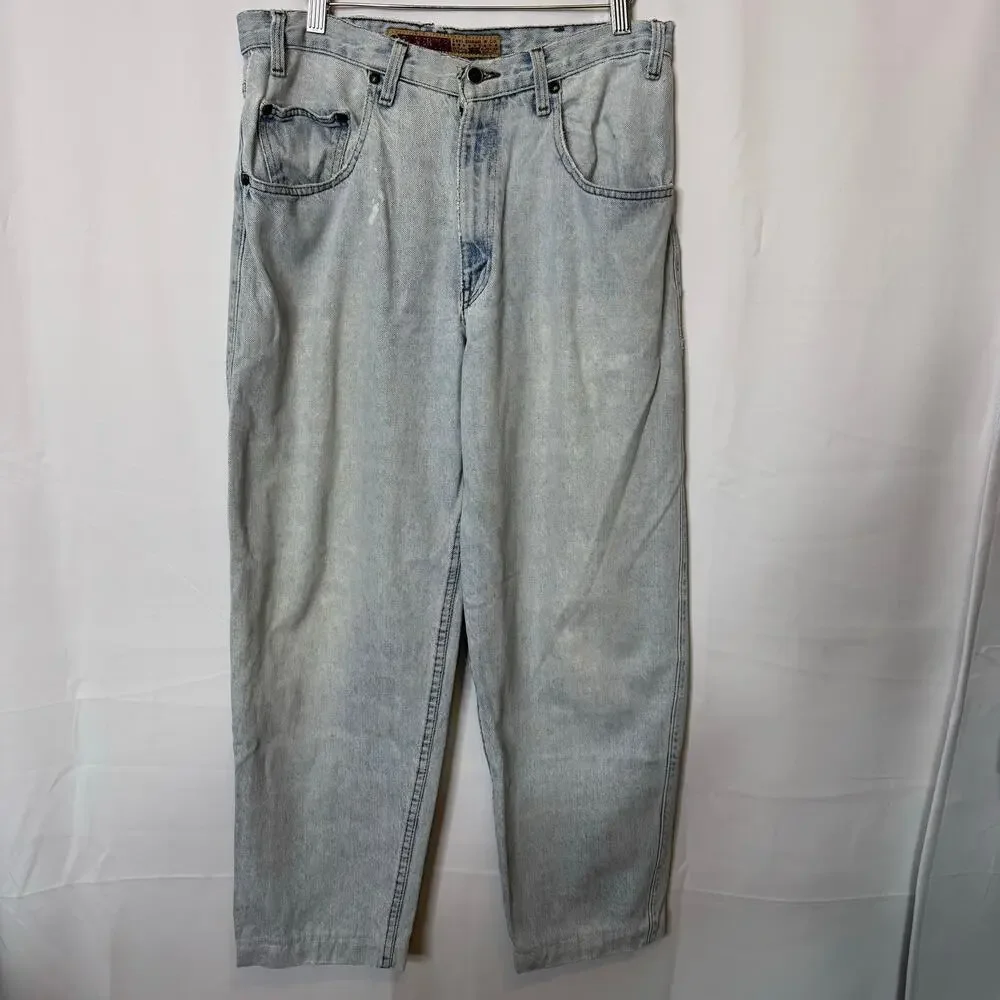 Levi’s SilverTab Loose Fit Jeans 1991 Vintage Light Wash Baggy Denim 32x27